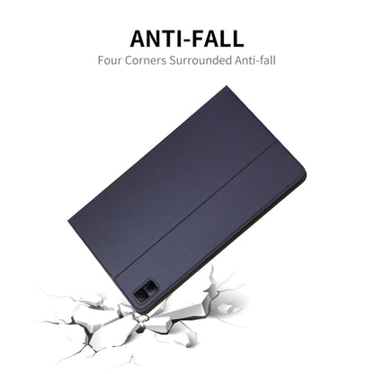 Tablet stand case, dark blue folio cover with corner protection