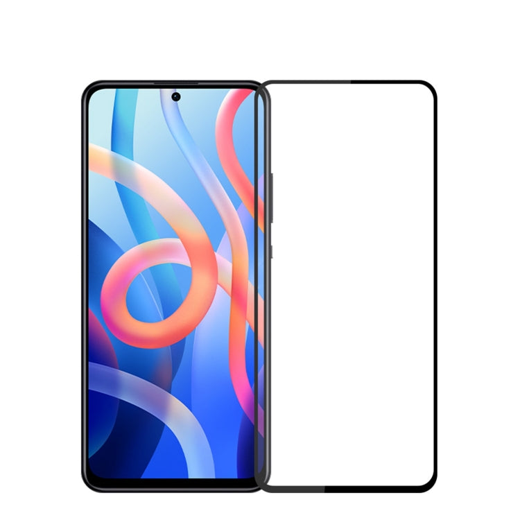 Tempered glass screen protector with full-screen coverage for a smartphone