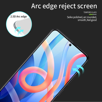 MOFI 9H 2.5D Full Screen Tempered Glass Film, For Xiaomi Redmi Note12, For Xiaomi Redmi Note 12 China Pro / Note 12 China Pro+