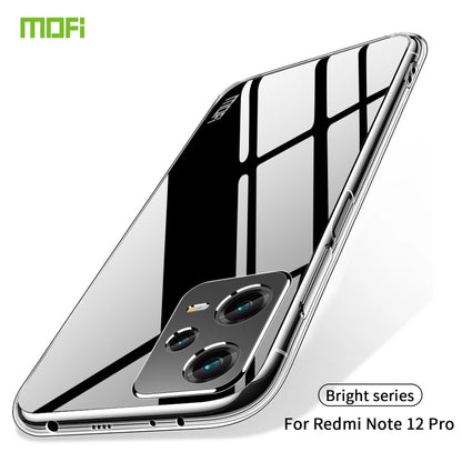 MOFI Ming Series Ultra-thin TPU Phone Case, For XiaomiRedmi Note 12 Pro 5G China, For Xiaomi Redmi Note 12 Pro+ China, For Xiaomi Redmi A1+