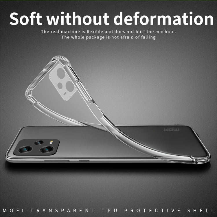 MOFI Ming Series Ultra-thin TPU Phone Case, For XiaomiRedmi Note 12 Pro 5G China, For Xiaomi Redmi Note 12 Pro+ China, For Xiaomi Redmi A1+