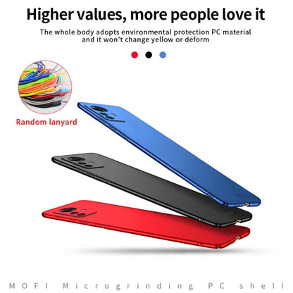 Set of blue, black, and red slim hard phone cases with lanyard accessory