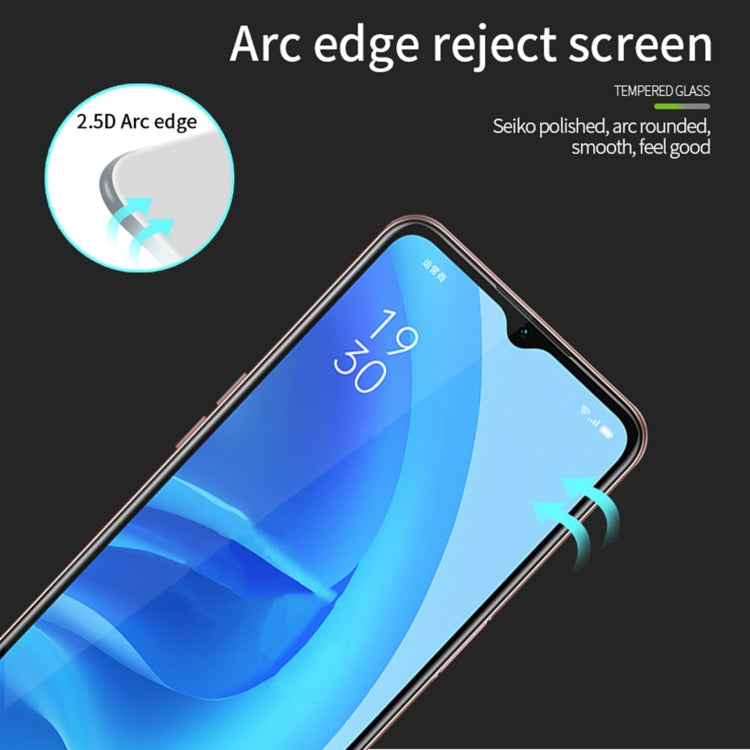 2.5D arc-edge tempered glass screen protector film with smooth rounded edges