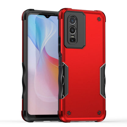 For vivo Y76 Non-slip Shockproof Armor Phone Case, For vivo Y76