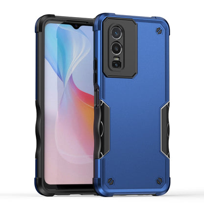 For vivo Y76 Non-slip Shockproof Armor Phone Case, For vivo Y76