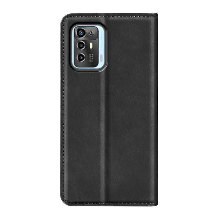 For ZTE Blade A72 5G Retro-skin  Magnetic Suction Leather Phone Case, For ZTE Blade A72 5G