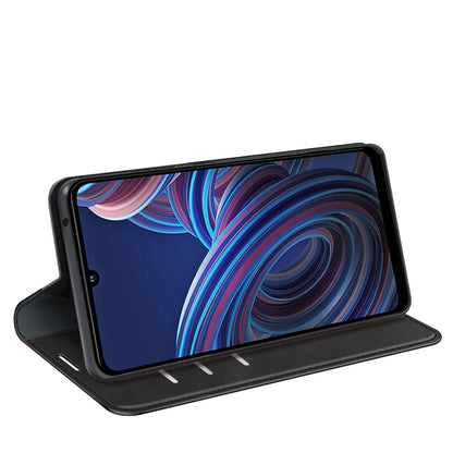 For ZTE Blade A72 5G Retro-skin  Magnetic Suction Leather Phone Case, For ZTE Blade A72 5G