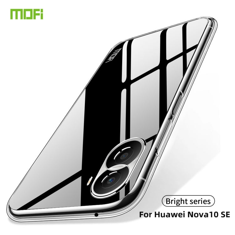 Transparent TPU phone case with black graphic accents and camera cutout