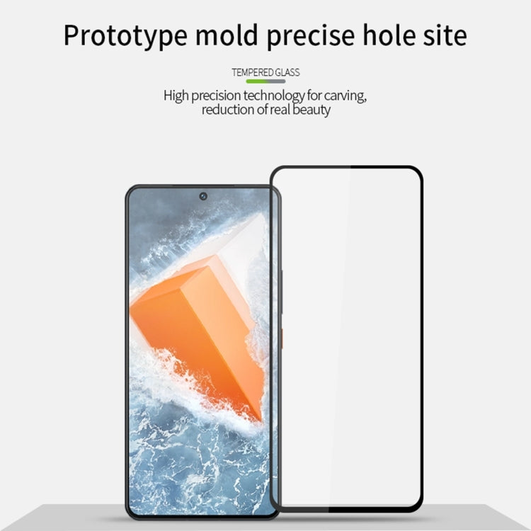 Tempered glass full screen protector film with precise cutout outline for phone