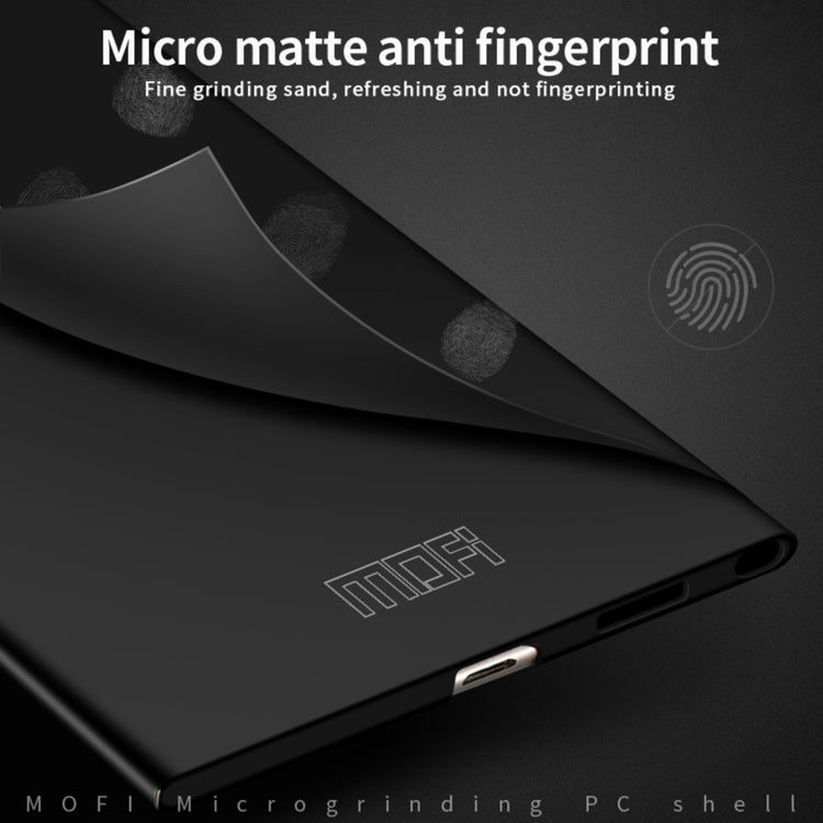 Black micro-matte anti-fingerprint hard phone case with charging port opening.