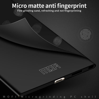 Black micro-matte anti-fingerprint hard phone case with charging port opening.