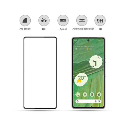 Tempered glass screen protector with 9H hardness, HD and anti-oil protection icons