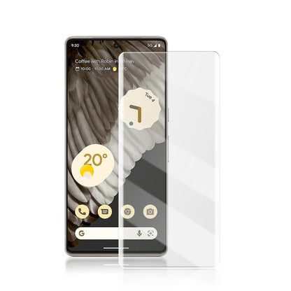 Tempered glass screen protector film for Google Pixel 7 Pro, full-screen coverage