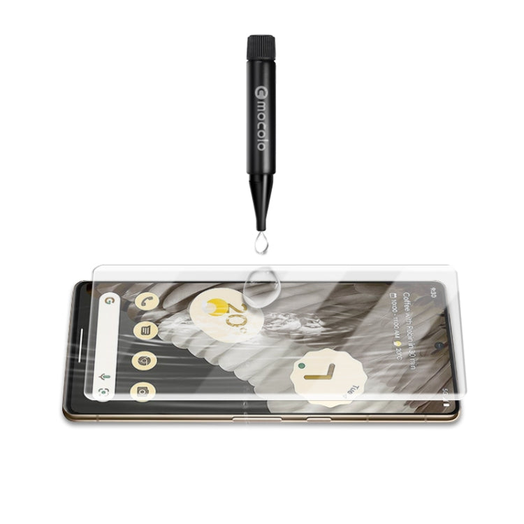 Tempered glass screen protector for Pixel 7 Pro with alignment tool and applicator