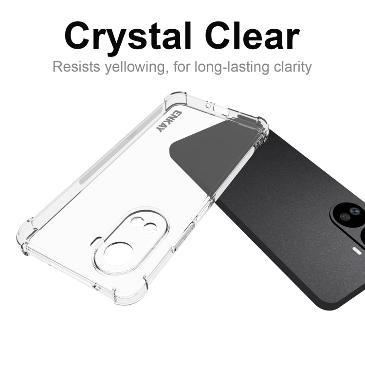 Crystal clear TPU phone case with cutouts for camera and buttons