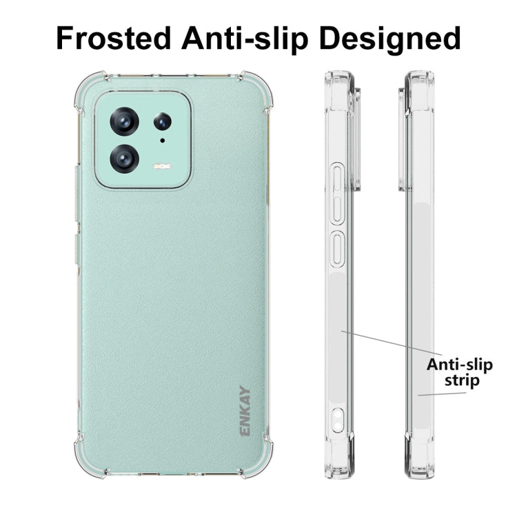 ENKAY frosted anti-slip TPU phone case with side grips and camera cutout