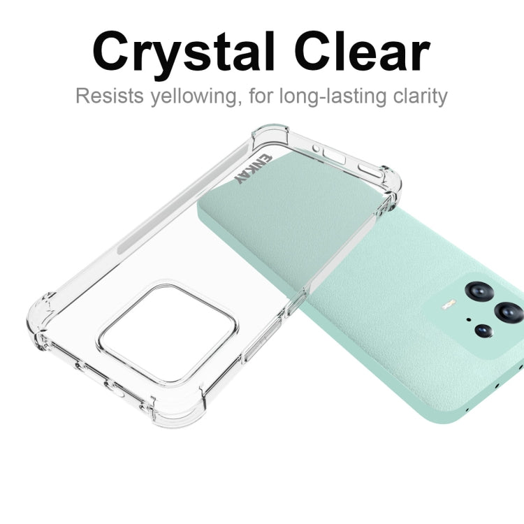 ENKAY crystal clear TPU phone case for full visibility with open camera window