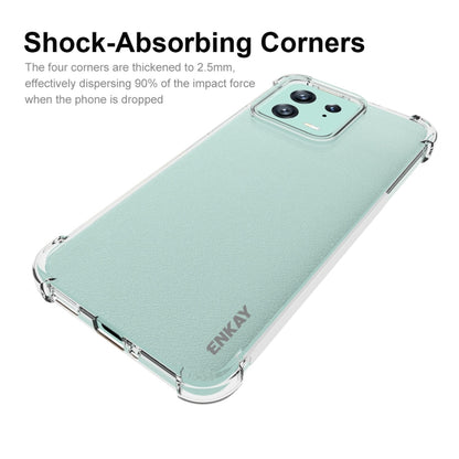 ENKAY teal shockproof TPU phone case with reinforced corner bumpers