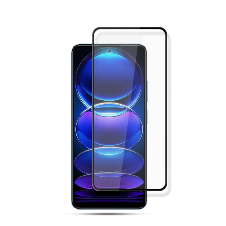 Tempered glass screen protector for Xiaomi Redmi Note 12, full glue, rounded edges