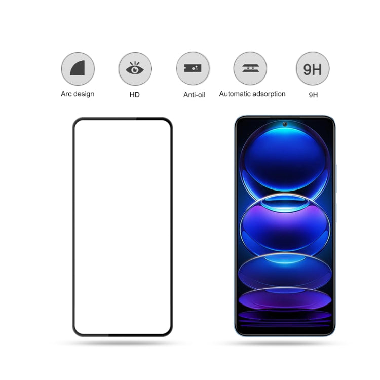 Tempered glass screen protector for Xiaomi Redmi Note 12, 9H full-screen shield
