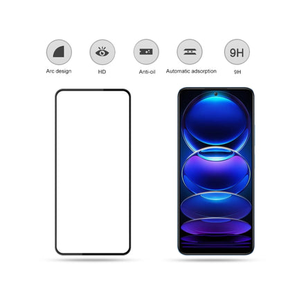 Tempered glass screen protector for Xiaomi Redmi Note 12, 9H full-screen shield