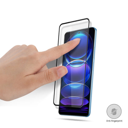 Tempered glass screen protector for Xiaomi Redmi Note 12, self-adhesive fit, anti-fingerprint