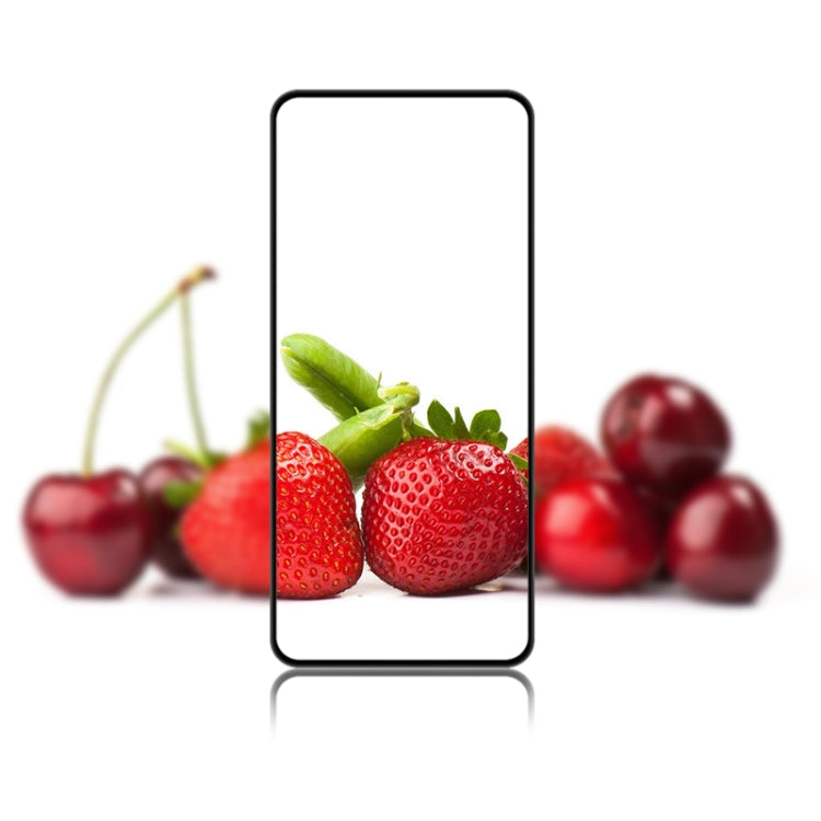 Tempered glass screen protector for phone display, clear full-cover panel