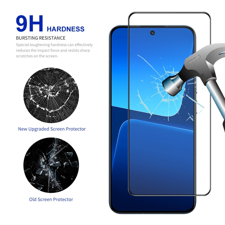 For Xiaomi 13 ENKAY Full Glue 0.26mm 9H 2.5D Tempered Glass Full Film, For Xiaomi 13(1pcs), For Xiaomi 13(2pcs), For Xiaomi 13(5pcs), For Xiaomi 13(10pcs)