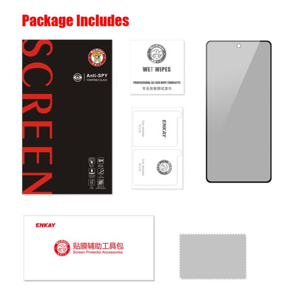 For Huawei Nova 9 SE / Honor 50 SE ENKAY 28 Degree Anti-peeping Tempered Glass Full Screen Film, For Huawei Nova 9 SE / Honor 50 SE(1pcs), For Huawei Nova 9 SE / Honor 50 SE(2pcs), For Huawei Nova 9 SE / Honor 50 SE(5pcs)