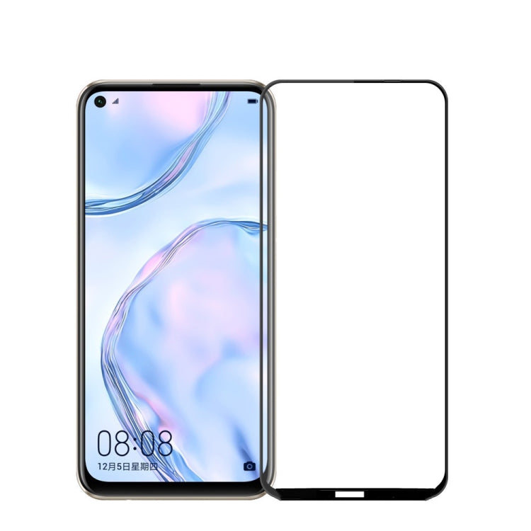Tempered glass screen protector with full coverage and curved edge alignment