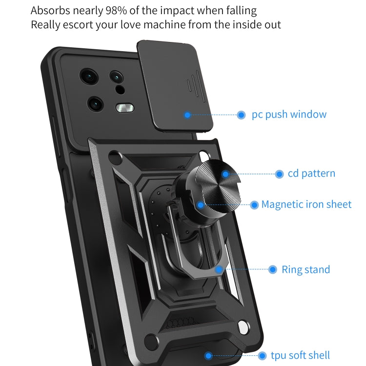 Sliding Camera Cover Design Phone Case, For Xiaomi 13, For Xiaomi 13 Pro