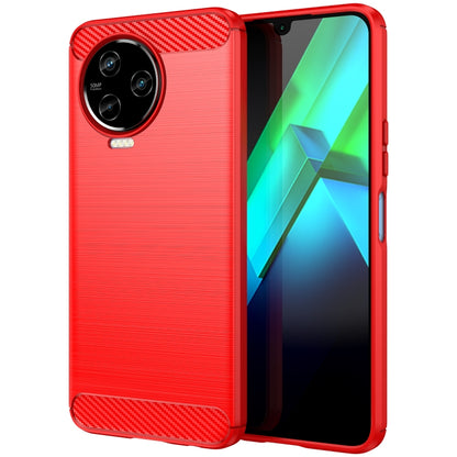 Brushed Texture Carbon Fiber TPU Phone Case, For Infinix Note 12 2023, For Infinix Note 12 Pro
