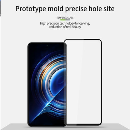 PINWUYO 9H 2.5D Full Screen Tempered Glass Film, For Xiaomi Redmi K60/K60Pro, For Xiaomi Redmi K60E, For ZTE Nubia Red Magic 8 Pro / 8 Pro+