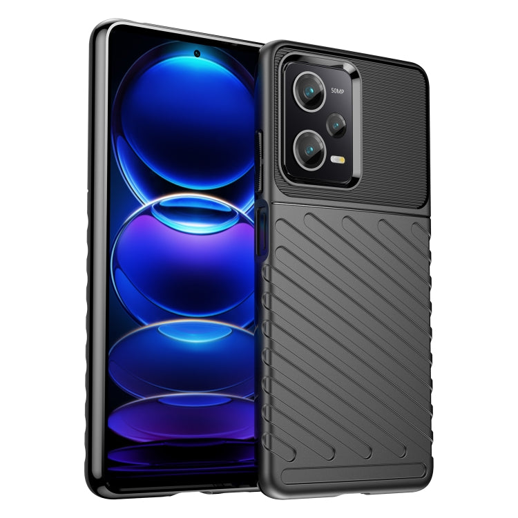 Thunderbolt Shockproof TPU Protective Soft Phone Case, For Samsung Galaxy F04, For Redmi K60E, For Redmi Note12 Pro Speed, For Redmi 12C