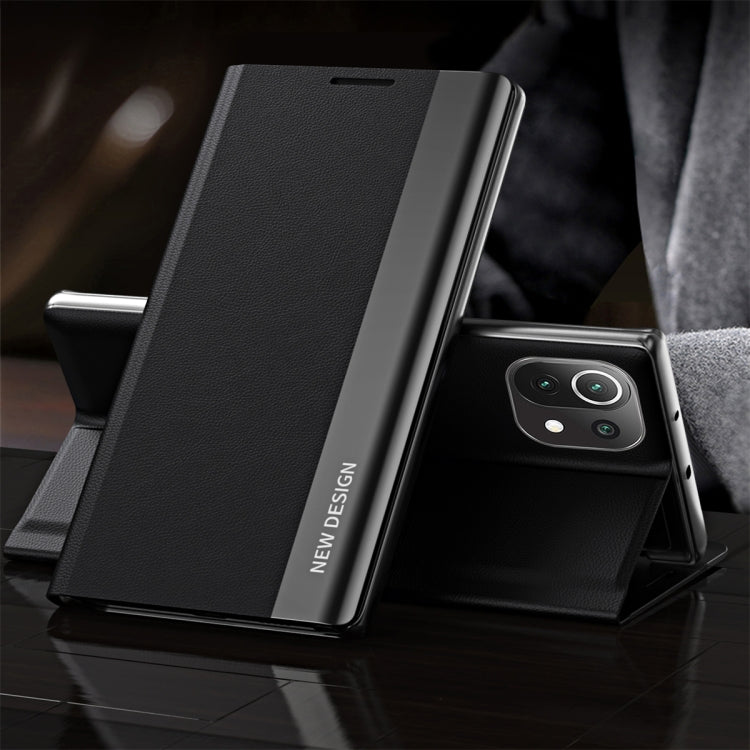 Side Electroplated Adsorption Leather Phone Case, For Xiaomi Poco F4 5G / K40S, For Xiaomi 13, For Xiaomi 13 Pro