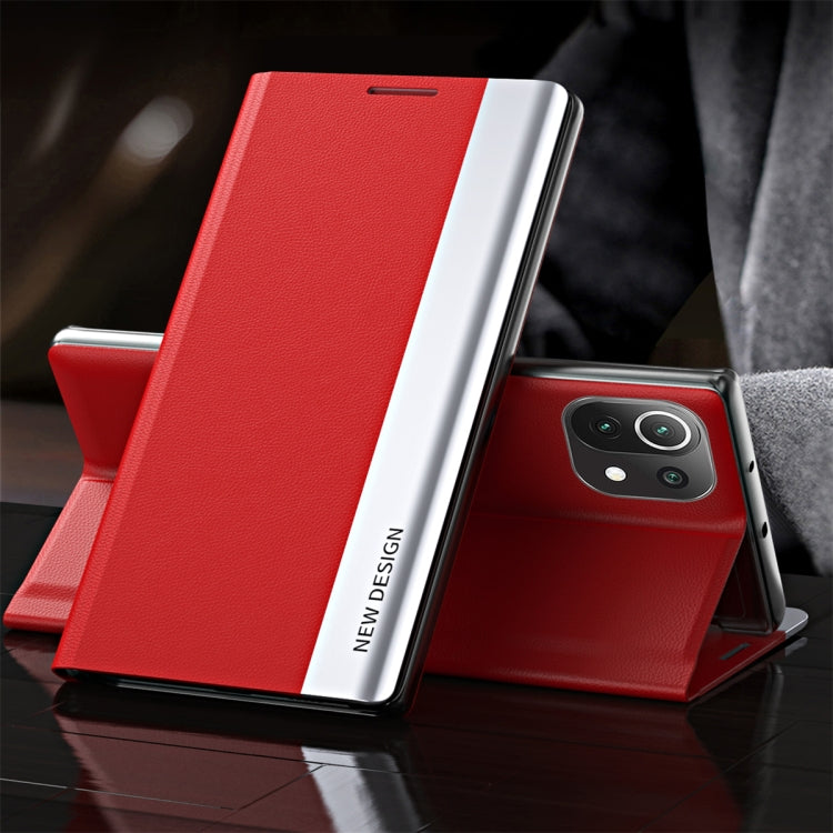Side Electroplated Adsorption Leather Phone Case, For Xiaomi Poco F4 5G / K40S, For Xiaomi 13, For Xiaomi 13 Pro