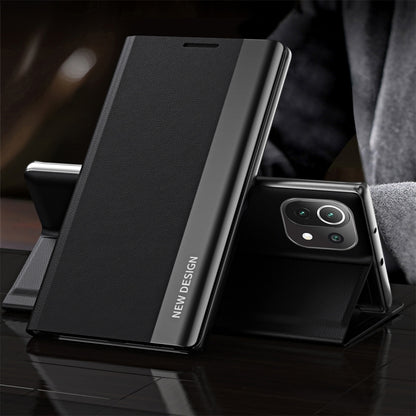Side Electroplated Adsorption Leather Phone Case, For Xiaomi Poco F4 5G / K40S, For Xiaomi 13, For Xiaomi 13 Pro