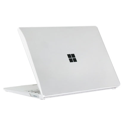 Transparent hard laptop case for Surface Laptop Go, clear back cover with stand cutout