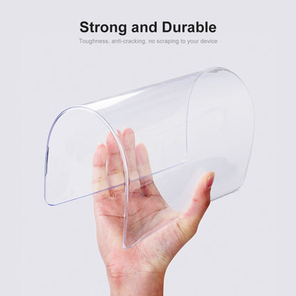 Transparent hard laptop case for Surface Laptop Go, durable clear cover for drop protection