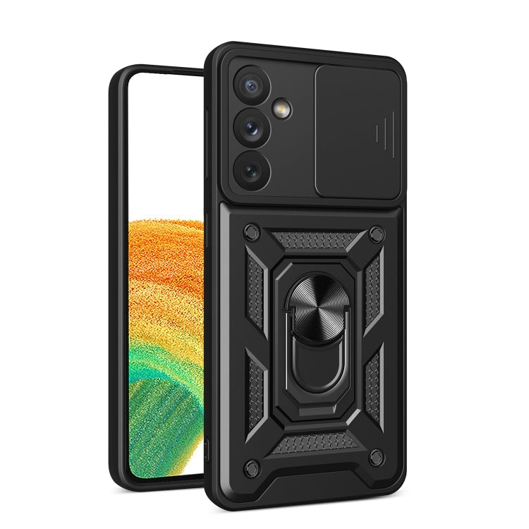 Sliding Camera Cover Design Phone Case, For Samsung Galaxy A34 5G, For OPPO A17