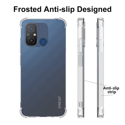 Frosted anti-slip TPU phone case with shockproof bumper for Redmi 12C 4G