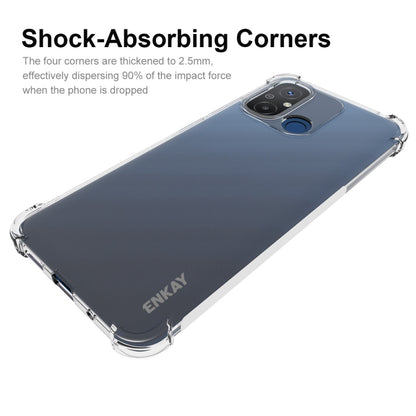 Shockproof TPU phone case with reinforced corners for Redmi 12C 4G