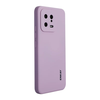 For Xiaomi 13 ENKAY Hat-Prince Liquid Silicone Shockproof Phone Case