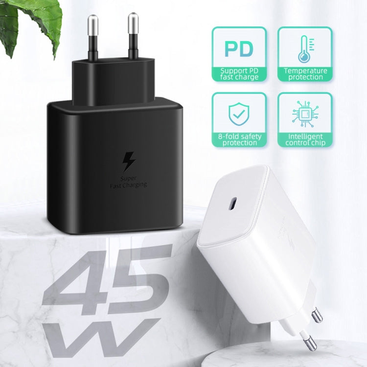M135 45W USB-C / Type-C Port Fast Charger with 5A Type-C to Type-C Cable, US Plug, US Plug + Type-C Cable
