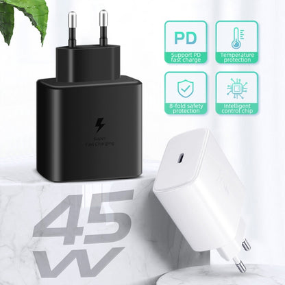 M135 45W USB-C / Type-C Port Fast Charger with 5A Type-C to Type-C Cable, US Plug, US Plug + Type-C Cable