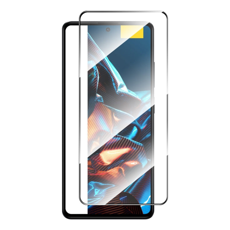 Clear 2.5D tempered glass screen protector for smartphone, full glue
