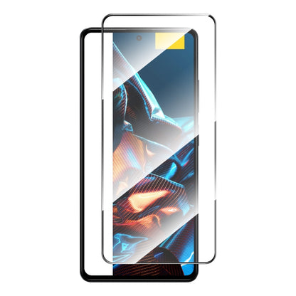 Clear 2.5D tempered glass screen protector for smartphone, full glue