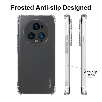 Frosted anti-slip phone case with clear sides and camera cutouts