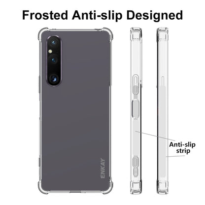 Frosted TPU anti-slip phone case with camera cutouts for Sony Xperia 1 V