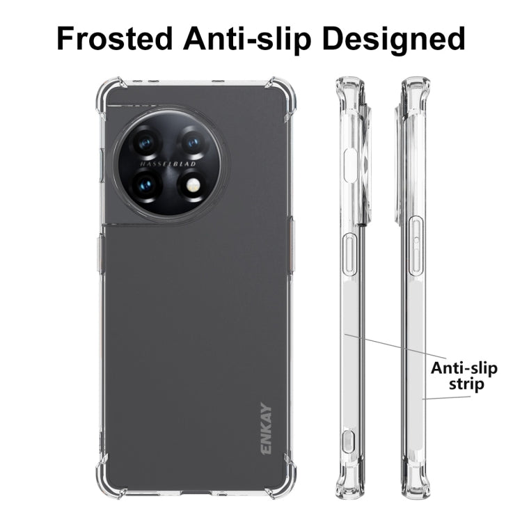Frosted anti-slip TPU phone case for OnePlus 11R 5G with button and port cutouts